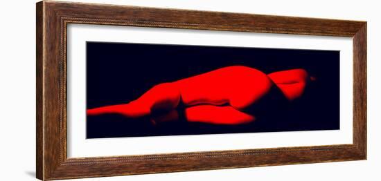 Red Nude Rear View-Ade Groom-Framed Photographic Print