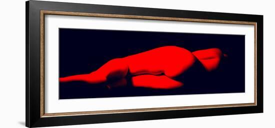 Red Nude Rear View-Ade Groom-Framed Photographic Print