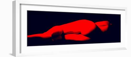 Red Nude Rear View-Ade Groom-Framed Photographic Print