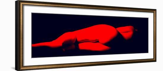 Red Nude Rear View-Ade Groom-Framed Photographic Print