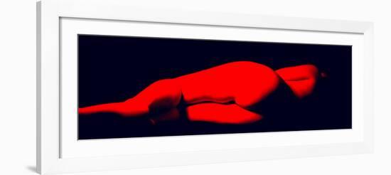 Red Nude Rear View-Ade Groom-Framed Photographic Print