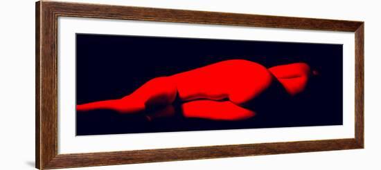 Red Nude Rear View-Ade Groom-Framed Photographic Print