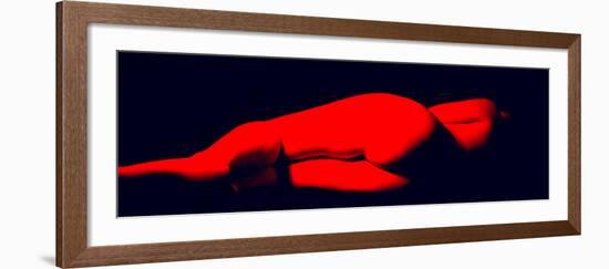 Red Nude Rear View-Ade Groom-Framed Photographic Print