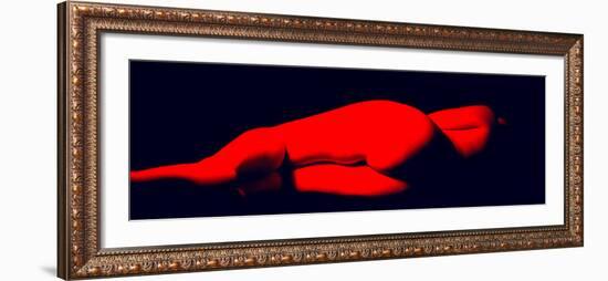 Red Nude Rear View-Ade Groom-Framed Photographic Print