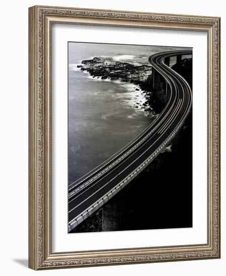 Red One Goes Faster.-Andrzej Krawczyk-Framed Giclee Print