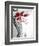 Red Orchid 1-Rabi Khan-Framed Art Print