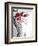 Red Orchid 1-Rabi Khan-Framed Art Print