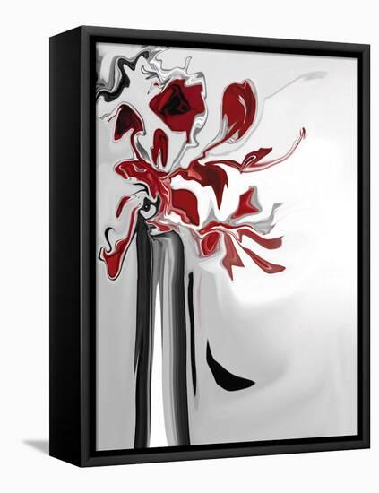 Red Orchid 2-Rabi Khan-Framed Stretched Canvas