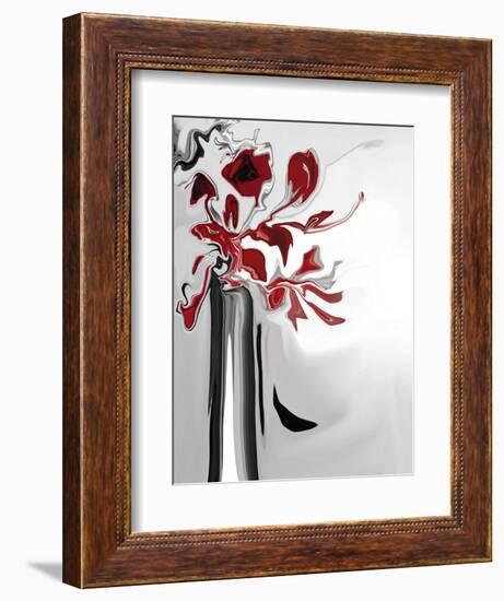 Red Orchid 2-Rabi Khan-Framed Art Print