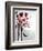 Red Orchid 2-Rabi Khan-Framed Art Print