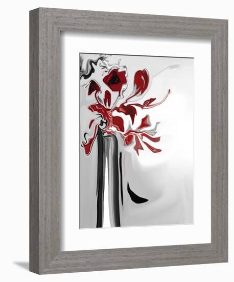 Red Orchid 2-Rabi Khan-Framed Premium Giclee Print