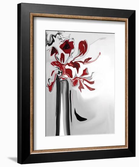 Red Orchid 2-Rabi Khan-Framed Premium Giclee Print