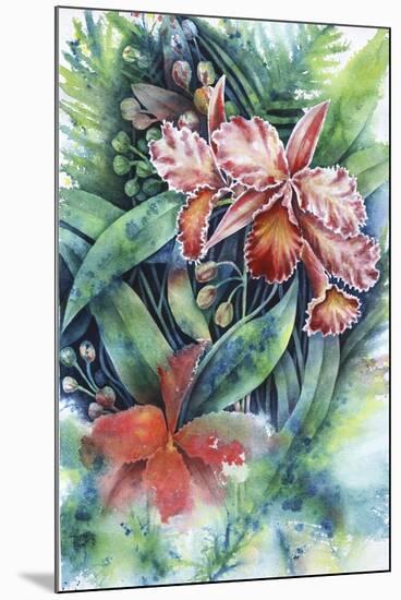 Red Orchid-Michelle Faber-Mounted Giclee Print