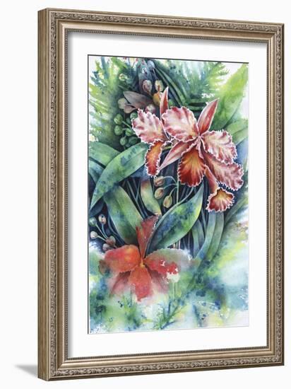 Red Orchid-Michelle Faber-Framed Giclee Print