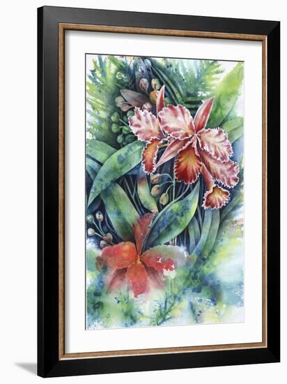 Red Orchid-Michelle Faber-Framed Giclee Print