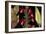 Red Orchids & Palm Leaves-Rodolfo Jimenez-Framed Art Print