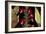 Red Orchids & Palm Leaves-Rodolfo Jimenez-Framed Art Print