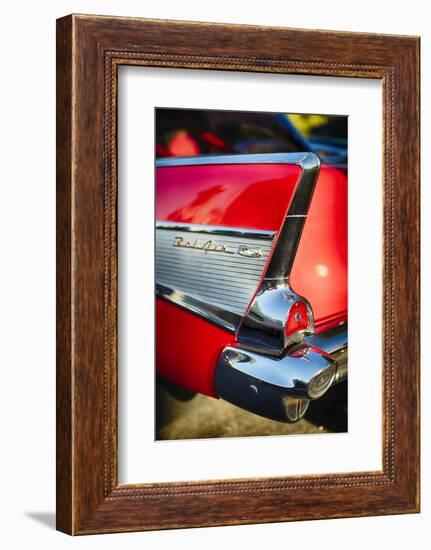 Red Paint And Chrome-George Oze-Framed Photographic Print