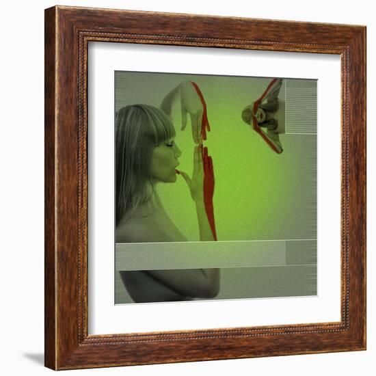 Red Paint-NaxArt-Framed Art Print