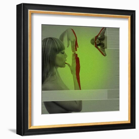 Red Paint-NaxArt-Framed Art Print