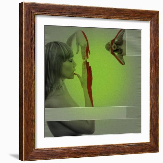 Red Paint-NaxArt-Framed Art Print