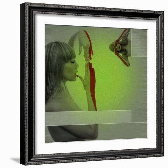 Red Paint-NaxArt-Framed Art Print