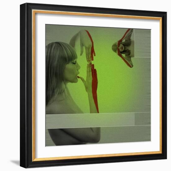 Red Paint-NaxArt-Framed Art Print