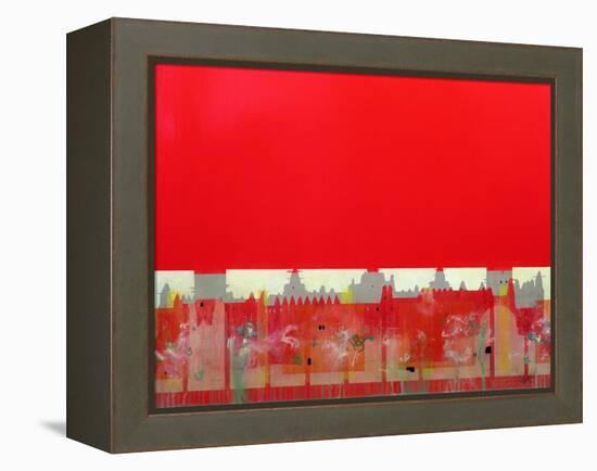 Red Painting-Charlie Millar-Framed Premier Image Canvas