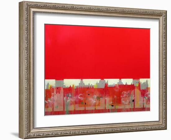 Red Painting-Charlie Millar-Framed Giclee Print