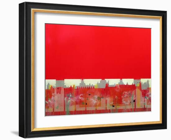 Red Painting-Charlie Millar-Framed Giclee Print