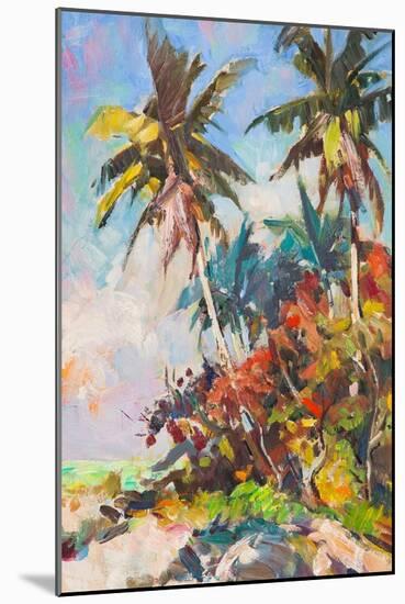 Red Palms-Richard A. Rodgers-Mounted Art Print