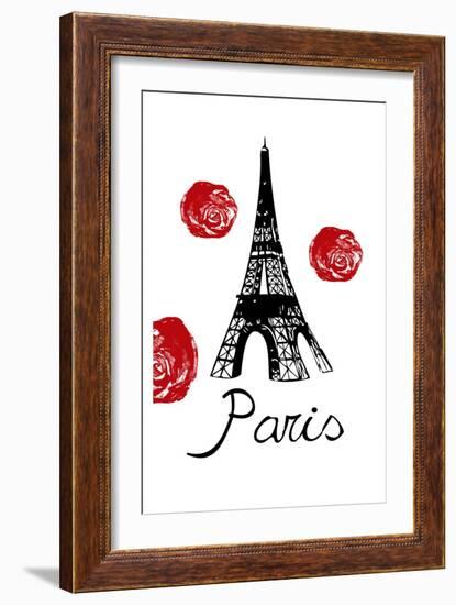 Red Paris-Sheldon Lewis-Framed Art Print