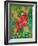 Red parrot, 2021, (oil on canvas)-Jane Tattersfield-Framed Giclee Print