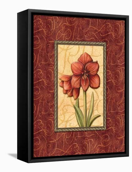 Red Passion IV-Charlene Audrey-Framed Stretched Canvas