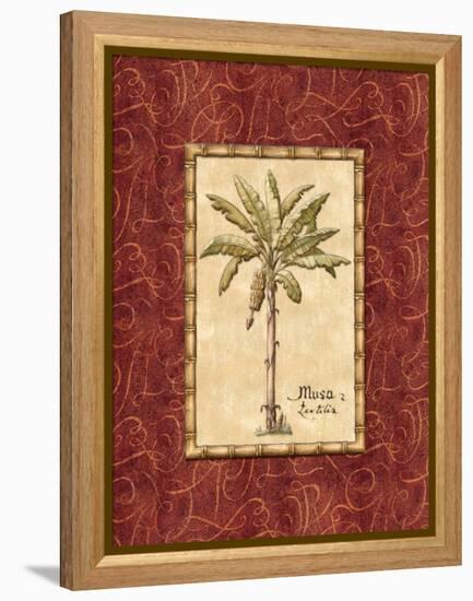 Red Passion Palm II-Charlene Audrey-Framed Stretched Canvas