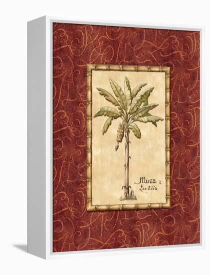 Red Passion Palm II-Charlene Audrey-Framed Stretched Canvas