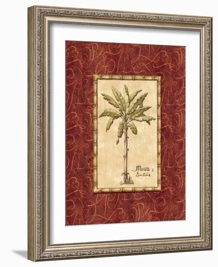 Red Passion Palm II-Charlene Audrey-Framed Art Print