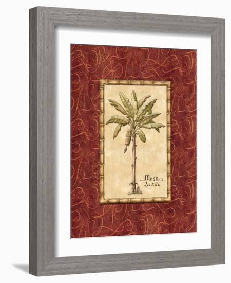 Red Passion Palm II-Charlene Audrey-Framed Art Print