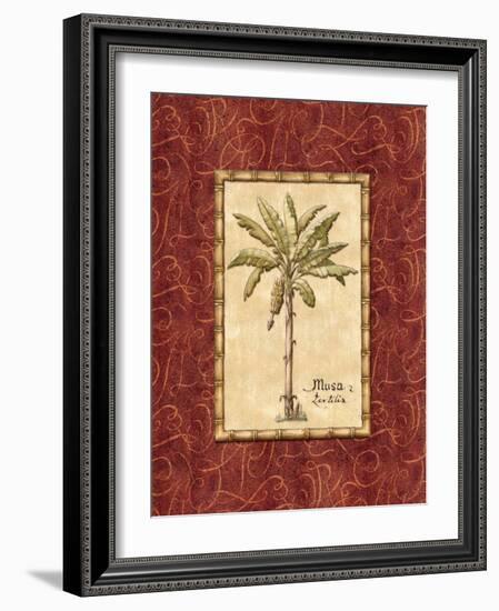 Red Passion Palm II-Charlene Audrey-Framed Art Print