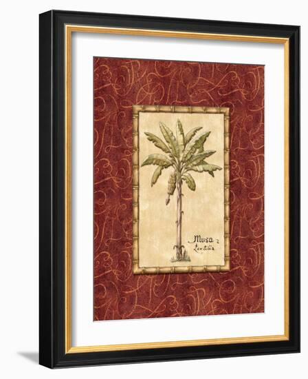 Red Passion Palm II-Charlene Audrey-Framed Art Print