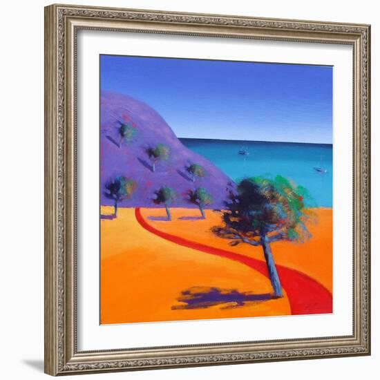 Red Path-Paul Powis-Framed Giclee Print