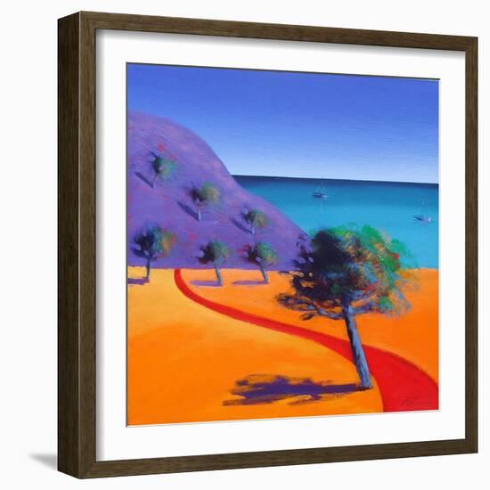 Red Path-Paul Powis-Framed Giclee Print