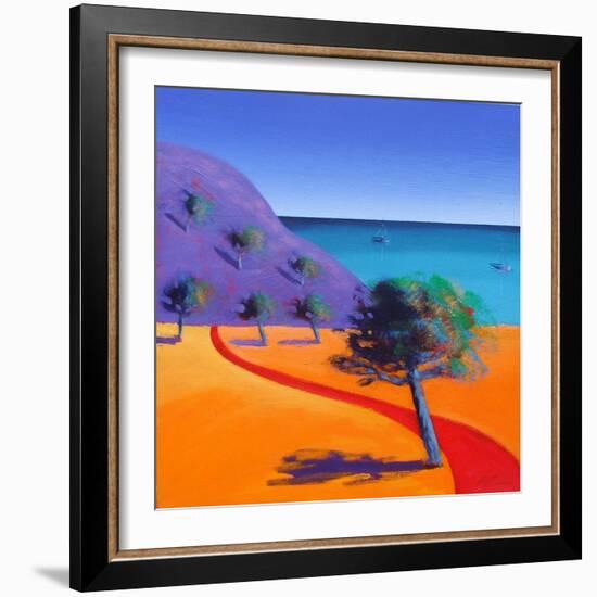 Red Path-Paul Powis-Framed Giclee Print