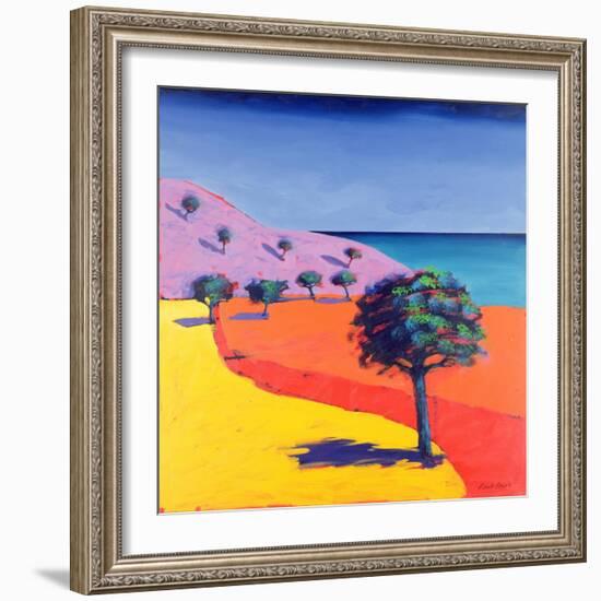 Red Path-Paul Powis-Framed Giclee Print