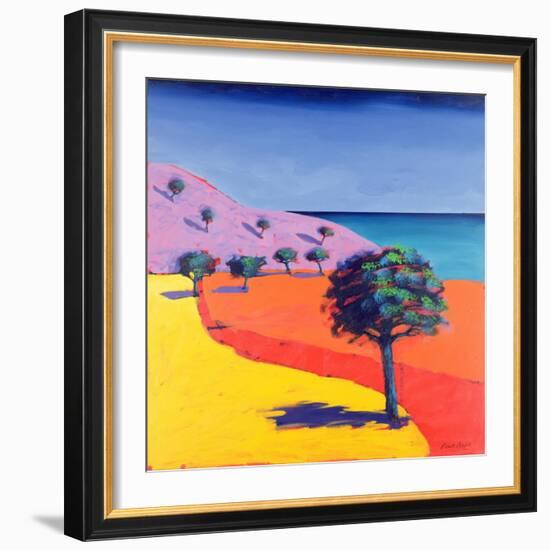 Red Path-Paul Powis-Framed Giclee Print