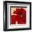 Red Peony I-Linda Wood-Framed Art Print