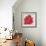 Red Peony-Patricia Pinto-Framed Art Print displayed on a wall