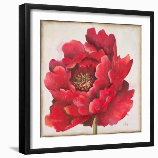 Red Peony-Patricia Pinto-Framed Art Print