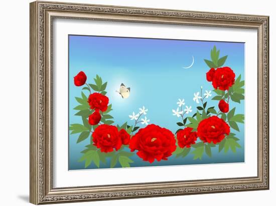 Red Peony-Ikuko Kowada-Framed Giclee Print