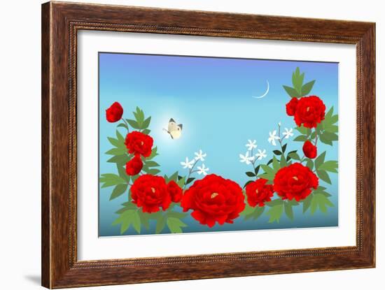 Red Peony-Ikuko Kowada-Framed Giclee Print